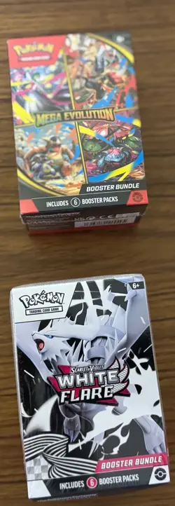 Pokemon Mega Evolution and White Flare Booster Bundle - Image 1