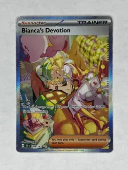 Bianca's Devotion NM SIR Temporal Forces 209/162 Pokemon TCG Holo - Image 1