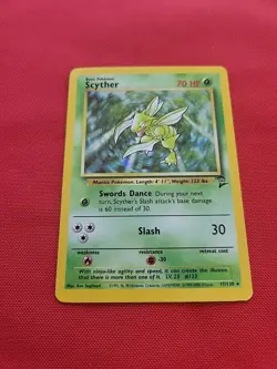 Pokemon: Scyther #10/64 Holo Rare 1999 Jungle Set WOTC - Vintage NM+ - C38 - Image 3