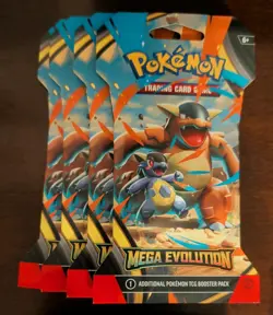 Pokemon Mega Evolutions Sleeved Booster Pack Bundler'o 16packs 4x4Arts:)=16Boost - Image 3
