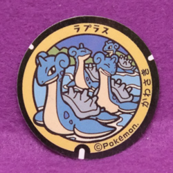 Lapras Pokemon Manhole Type Seal Sticker Gamefreak Nintendo Japanese F/S - Image 1