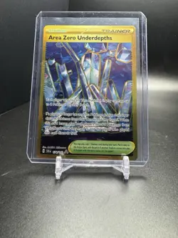 Pokemon Area Zero Underdepths 174/142 Stellar Crown Gold Hyper Rare Holo NM - Image 1