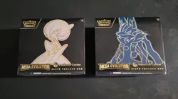 Pokemon Center Mega Evolution Gardevoir & Lucario ETB Elite Trainer Box Set Of 2 - Image 1