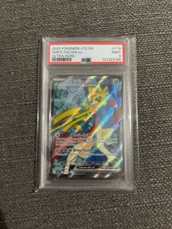 2025 Pokemon Jtg En-journey Together 176 Hop's Zacian Ex Ultra Rare PSA 9 - Image 1