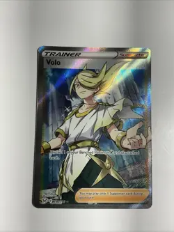 Volo (Full Art) 196/196 Swsh11: Lost Origin Holo Pokemon TCG Trainer - Image 1