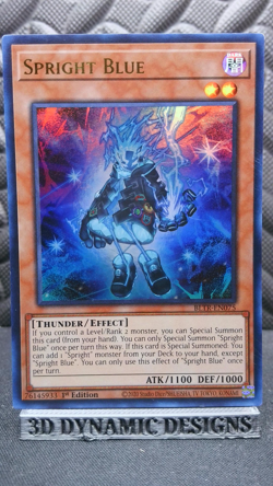 | Yugioh Spright Blue BLTR-EN075 1st Ultra Rare Battles Of Legend VLP 🔥 | - Image 1