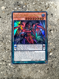 Yugioh TCG D/D/D Zero Doom Queen Machinex DOOD-EN003 Ultra Rare 1st Edition NM-M - Image 1
