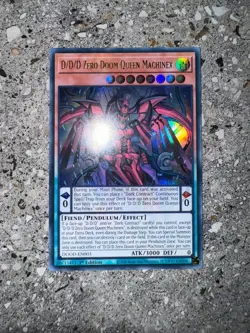 Yugioh TCG D/D/D Zero Doom Queen Machinex DOOD-EN003 Ultra Rare 1st Edition NM-M - Image 3