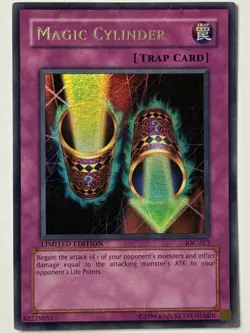 Yugioh Magic Cylinder IOC-SE2 Limited Edition Ultra Rare Holo - MP/ LP - Image 1