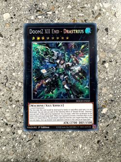 Yugioh TCG DoomZ XII End - Drastrius DOOD-EN045 Secret Rare 1st Edition NM-M - Image 1