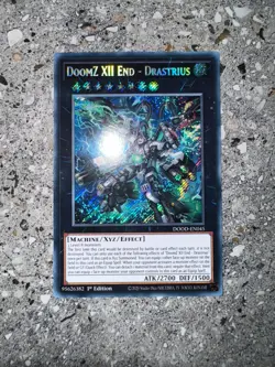 Yugioh TCG DoomZ XII End - Drastrius DOOD-EN045 Secret Rare 1st Edition NM-M - Image 3