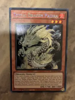 Yugioh! TCG - Tenpai Dragon Paidra - Prismatic Secret Rare - MP25-EN064 - Image 1