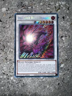 Yugioh TCG Bramble Rose Dragon DOOD-EN039 Secret Rare 1st Edition NM-M - Image 3