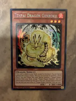 Yugioh! TCG - Tenpai Dragon Genroku - Prismatic Secret Rare - MP25-EN082 - Image 1