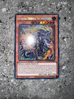 Yugioh Dogmatika Fleurdelis, the Thunderbolt DOOD-EN026 Secret Rare 1st Ed NM-M - Image 3