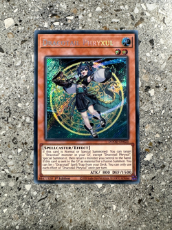 Yugioh TCG Dracotail Phryxul DOOD-EN023 Secret Rare 1st Edition NM-M - Image 1