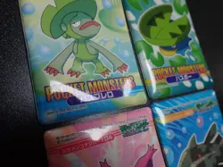 Pokemon Bandai Promo Waterproof Bathroom Menko Card x4 Relicanth Lombre etc#5540 - Image 3