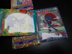 Pokemon Bandai Promo Waterproof Bathroom Menko Card x4 Gliscor Mantyke etc #5666 - Image 3