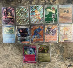 Lot of 12 Pokemon Cards Illustration Rare, Ultra Rare, Promos - Marnies Morpeko - Image 1