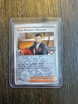 Team Rocket’s Giovanni Promo | Pokemon Regional Championships Promo Card - Image 1