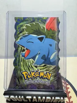 IVYSAUR Evolution Die-Cut POKEMON Embossed 2 of 12 TOPPS 1999 Trading Card #02 - Image 1