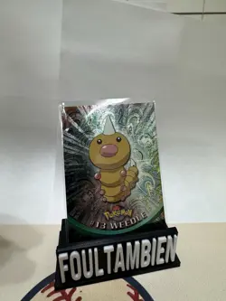 2000 Topps Pokemon TV Animation Edition Weedle Foil Card - Image 1