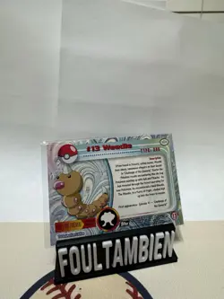2000 Topps Pokemon TV Animation Edition Weedle Foil Card - Image 2
