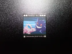 Pokemon Bros GB Pocket Mini Card Non Holo Nidorino VS Gengar #5709 HAEVY PLAY - Image 1