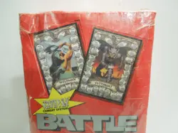 Merlin Battle Cards Fantasy Combat Card game sealed box 36 packs 1993 - Image 2