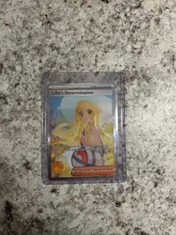 Lillie’s Determination SIR 184/132 Secret Rare Pokemon Card (Mega Evolution) - Image 1