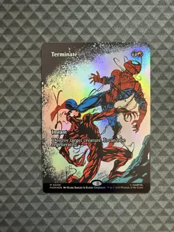 MTG Terminate #0040 Foil Borderless Mythic Marvel Eternal-Legal (MAR) - Image 1