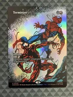 MTG Terminate #0040 Foil Borderless Mythic Marvel Eternal-Legal (MAR) - Image 2