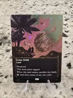 Lotus Field (0158) (Borderless) (Galaxy Foil) Edge of Eternities: Stellar Sights - Image 1