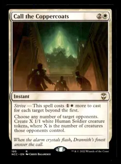 MTG Call the Coppercoats LP Light Play New Capenna [771] - Image 1