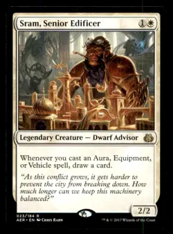 MTG Sram, Senior Edificer LP Light Play Aether Revolt [661] - Image 1