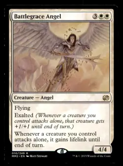MTG Battlegrace Angel LP Light Play Modern Masters 2015 [3993] - Image 1