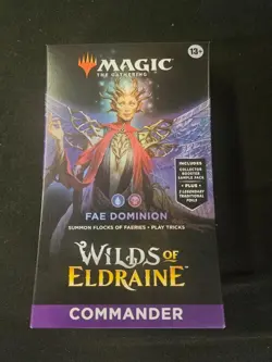 Magic The Gathering "Wilds of Eldraine" Fae Dominion Commander - BRAND NEW - Image 1