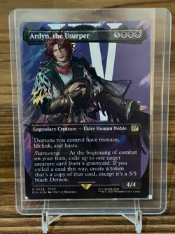 Magic The Gathering MTG #524 Ardyn the Usurper Borderless Surge Foil - Image 1