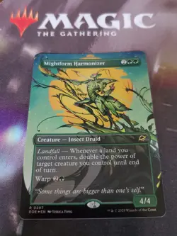 Mtg. Mightform Harmonizer. Foil Borderless. Edge of Eternities. Pack Fresh - Image 1