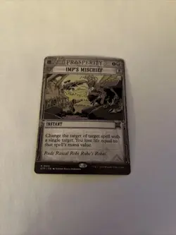 x1 Imp's Mischief R MTG Outlaws of Thunder Junction: Breaking News M/NM, English - Image 1