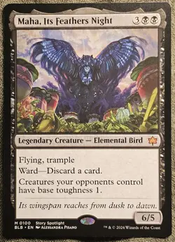 ✨Maha, Its Feathers Night✨ MTG | Bloomburrow | NM/M | M 0100 - Image 1