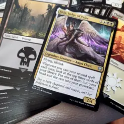 Complete Commander Magic Deck EDH - *Firja, Judge of Valor ANGELS Black & White* - Image 1