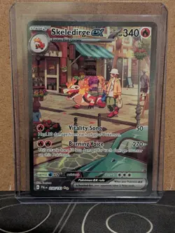 Pokemon TCG Skeledirge EX 258/193 Paldea Evolved SV02 Illustration Rare Holo NM - Image 4