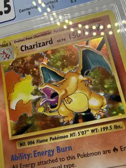 2016 Pokemon TCG - Evolutions - Charizard #11/108 Holo CGC 8.5 NM/Mint+ - Image 3