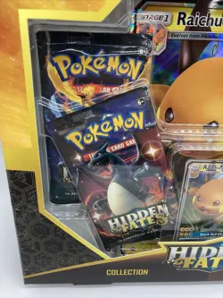 Pokemon Hidden Fates Raichu GX Premium Collection Box (Complete Art Set) 728192512490 - Image 2