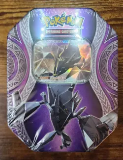 Pokemon TCG Necrozma GX SM58 Mysterious Powers Tin 2017 Sealed - 4 Booster Packs - Image 1