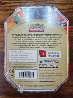 Pokemon TCG Necrozma GX SM58 Mysterious Powers Tin 2017 Sealed - 4 Booster Packs - Image 2