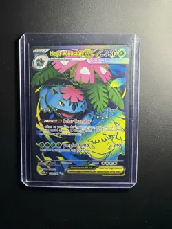 Pokemon TCG Mega Venusaur ex 155/132 Me01: Mega Evolution Holo Ultra Rare Mint - Image 2