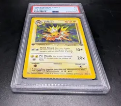 1999 Pokemon Jungle Jolteon Holo #04/64 1st Edition PSA 3 Very Good - Image 5