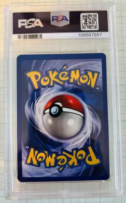 1999 POKEMON GAME MOVIE PROMO #3 MEWTWO PSA 8 - Image 2